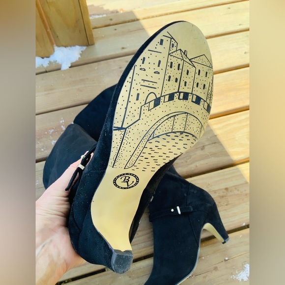 Comfy medium heel boots - WIDER CALF 🖤🖤 - Picture 8 of 13